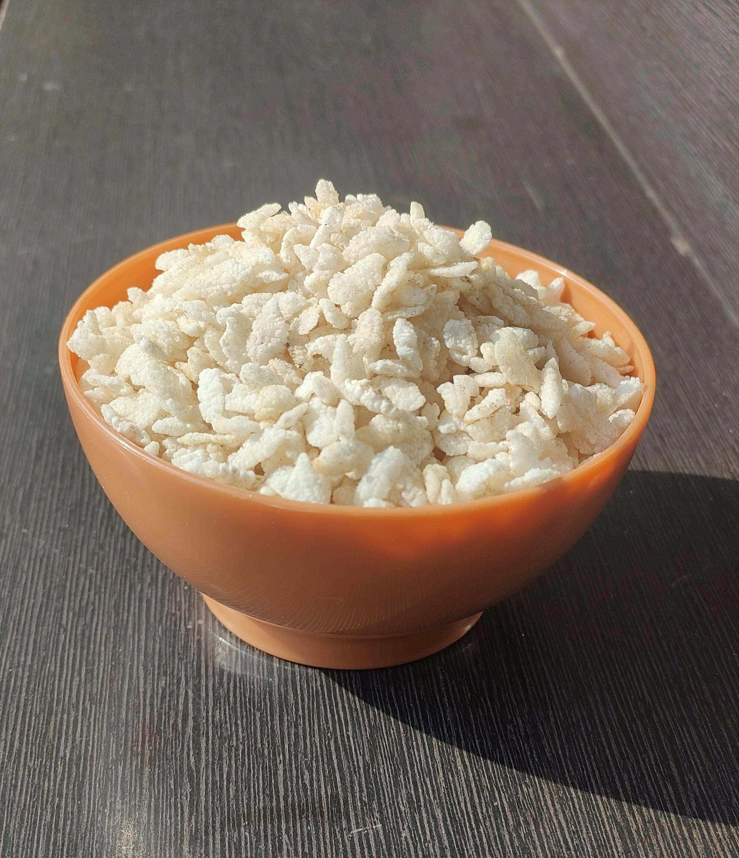Fried rice flakes (oil free)
