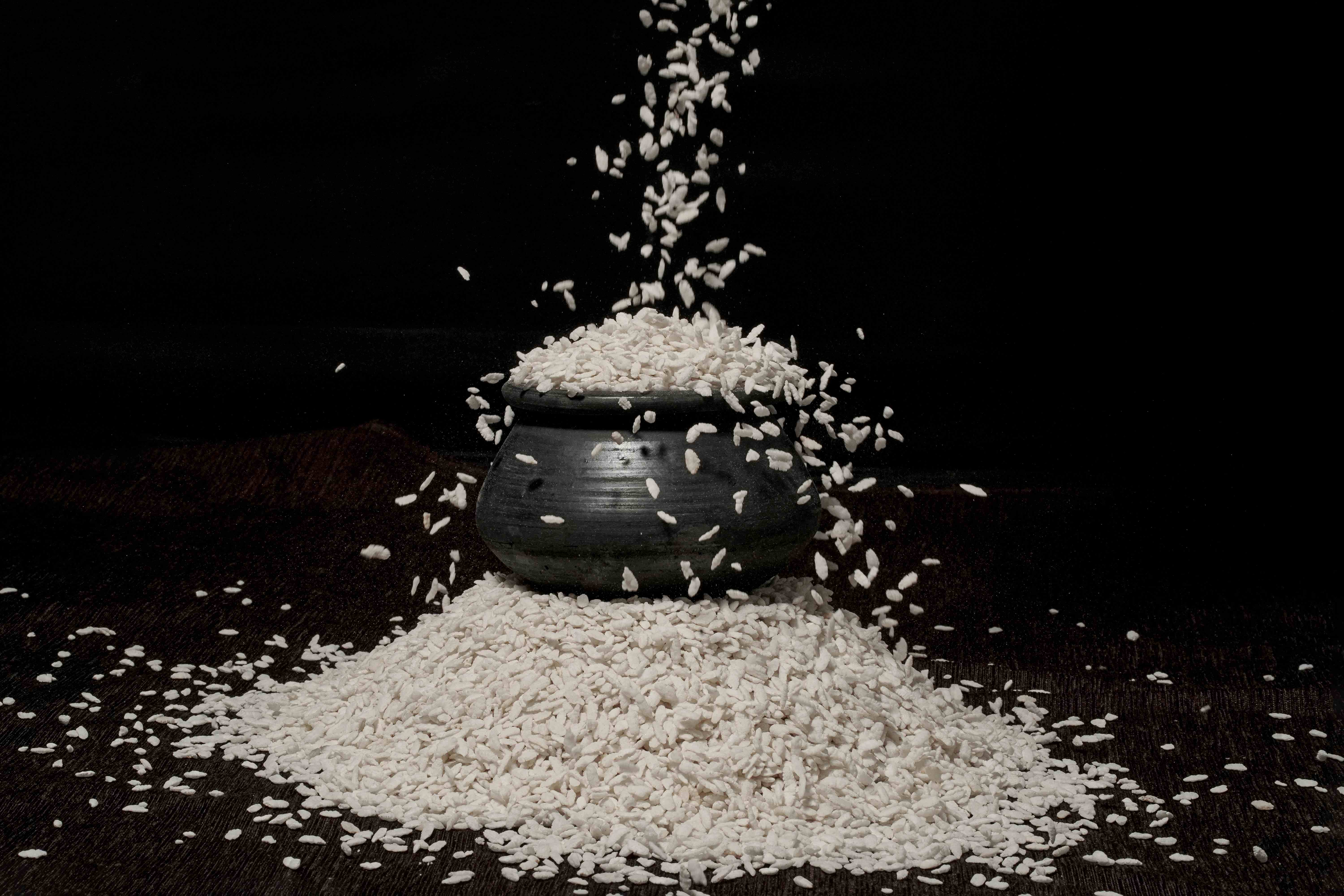 Roasted rice flakes[of bhadas paddy]